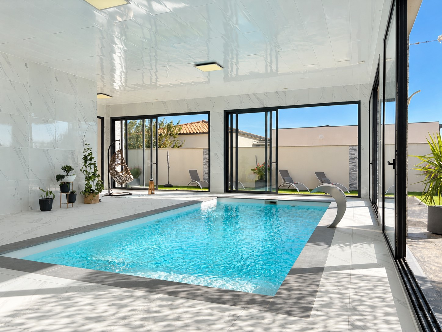 UNE VILLA CONTEMPORAINE, 260m2 SH, AVEC PISCINE, A QUELQUES MINUTES DE PERPIGNAN
